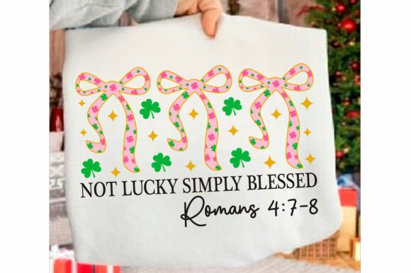 Download Not Lucky Simply Blessed Png - Premium Bundle