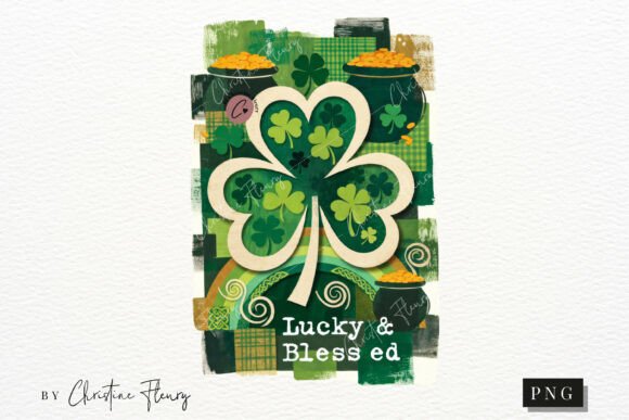 Download St Patrick's Day Lucky &amp; Blessed PNG - Premium Resources
