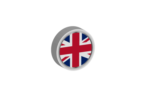 Download 3d United Kingdom Flag Emblem Vector - United kingdom flag Collection