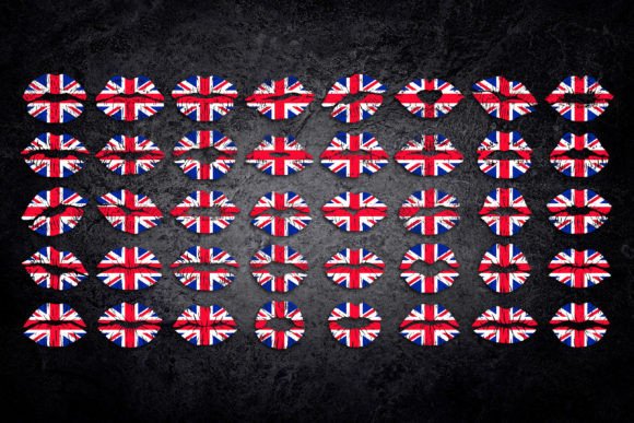 Download United Kingdom Flag Lips Collection - United kingdom flag Collection