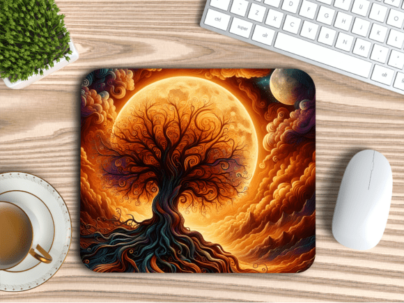 Download Spiritual Tree of Life Art Mousepad PNG - Premium Resources
